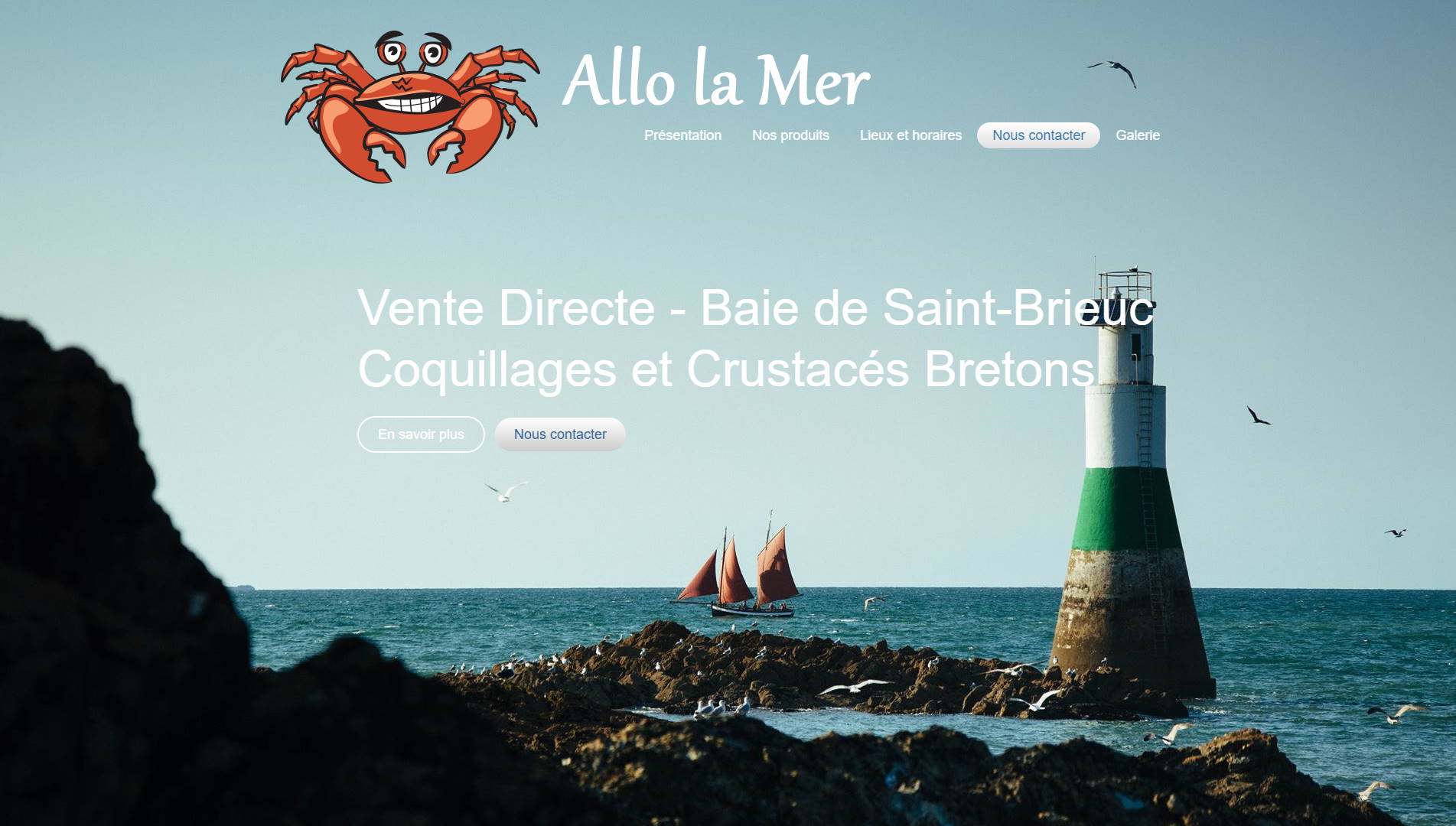 Site Web Allo la Mer
